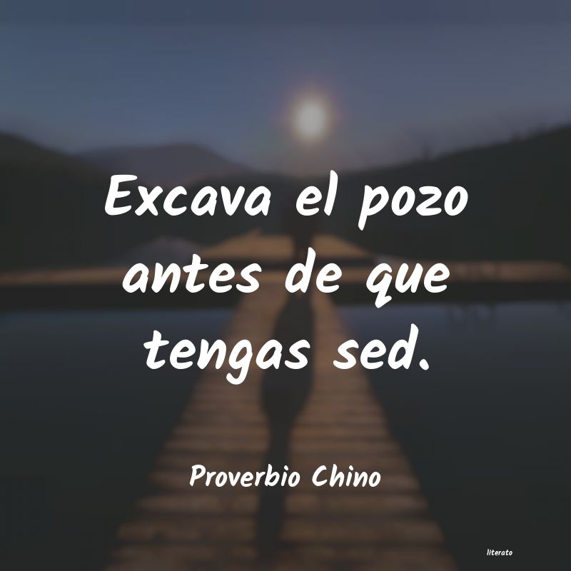 Frases de Proverbio Chino