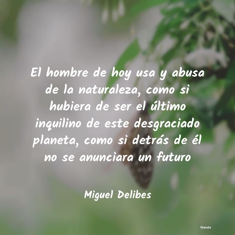 Frases de Miguel Delibes