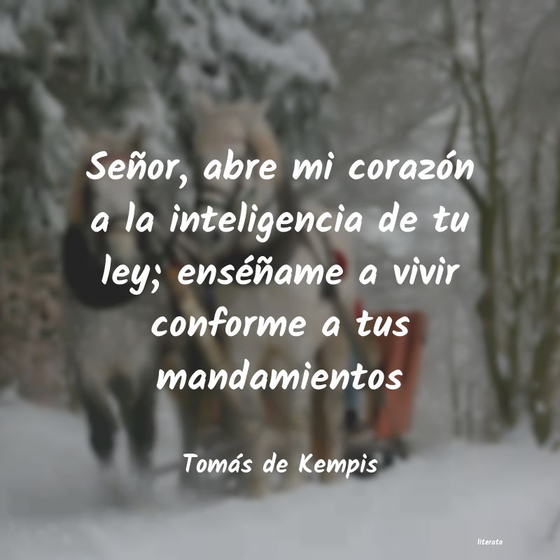 Frases de Tomás de Kempis