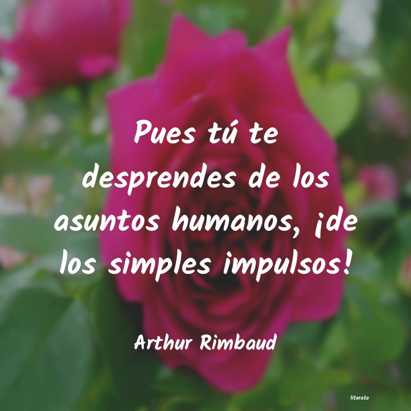 Frases de Arthur Rimbaud