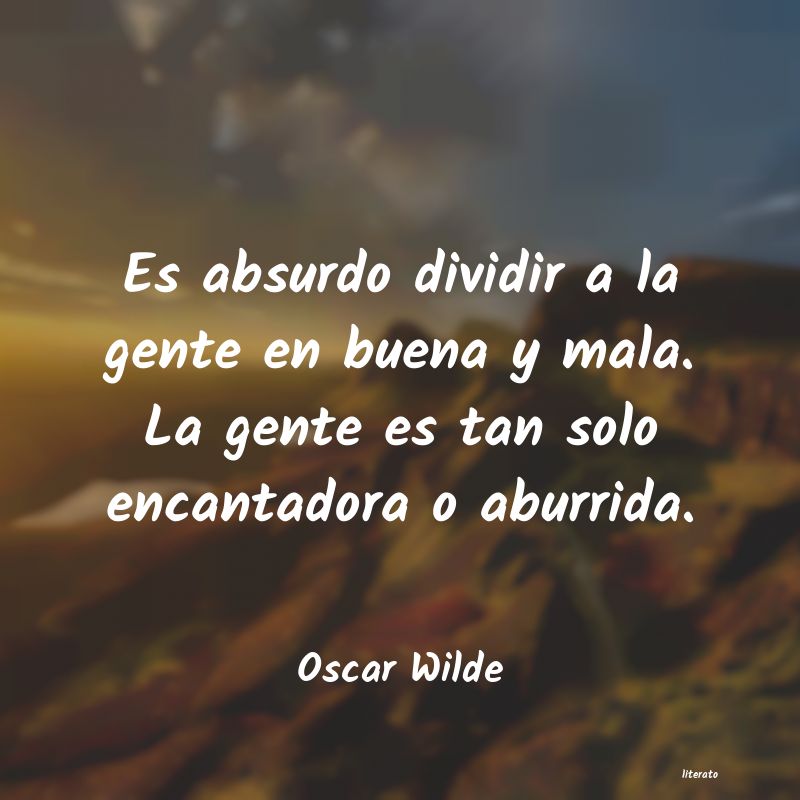 Frases de Oscar Wilde