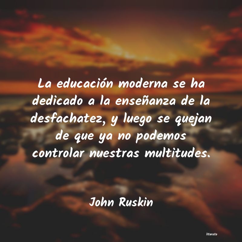 Frases de John Ruskin