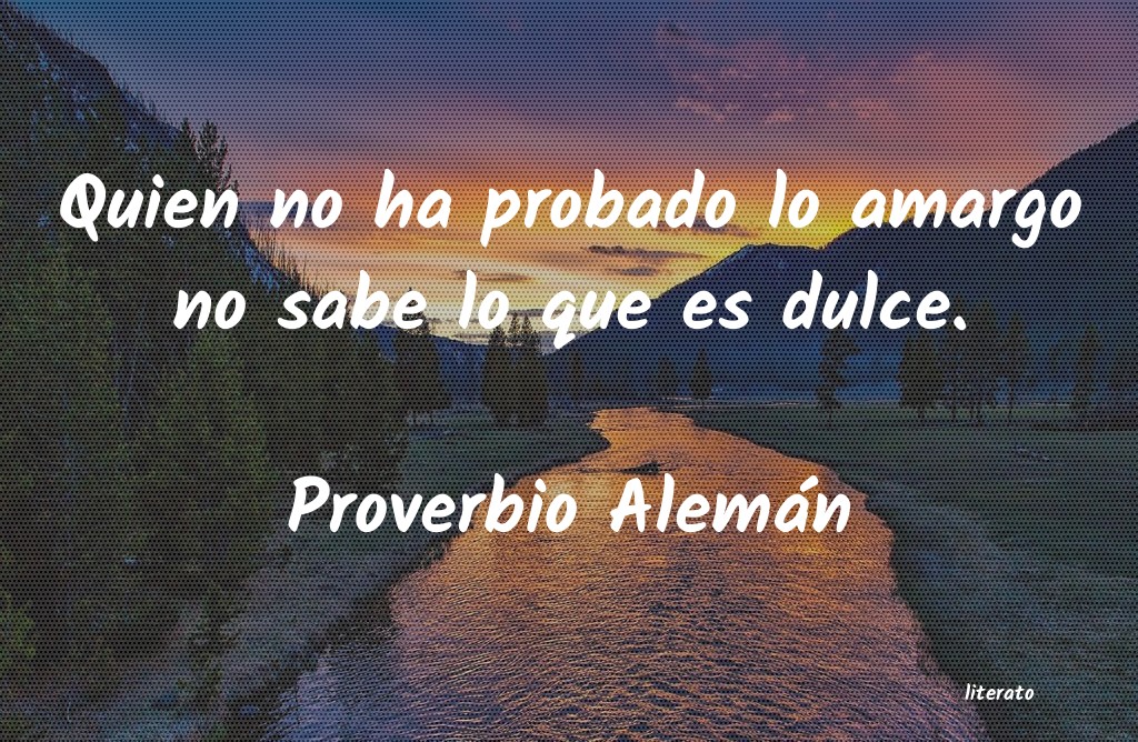frases de Proverbio Alemán