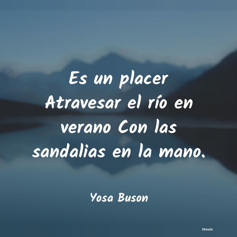 Frases de Yosa Buson