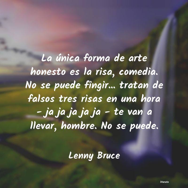 Frases de Lenny Bruce