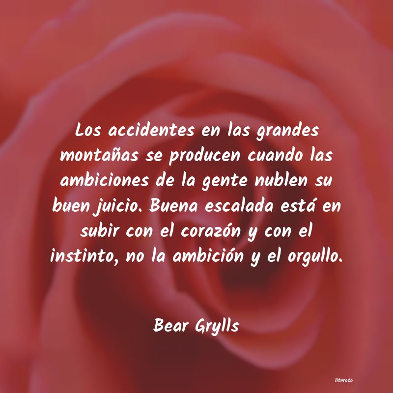 Frases de Bear Grylls