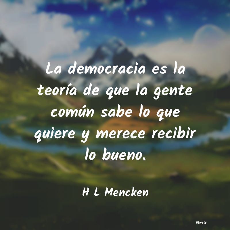 Frases de H L Mencken