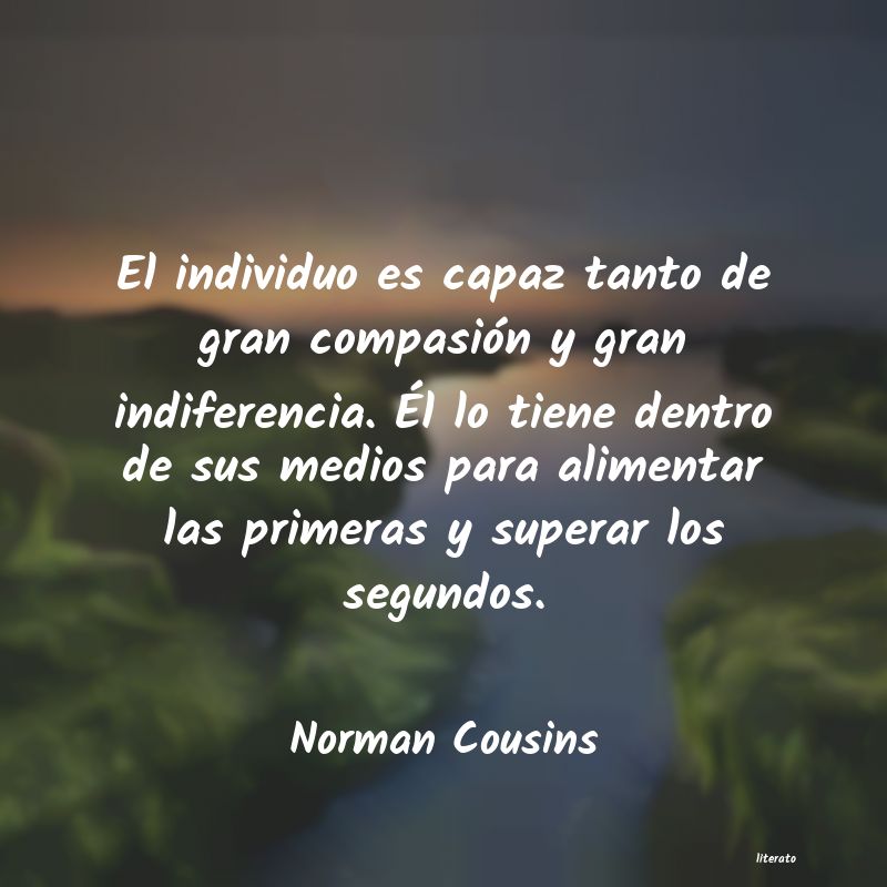 frases de Norman Cousins