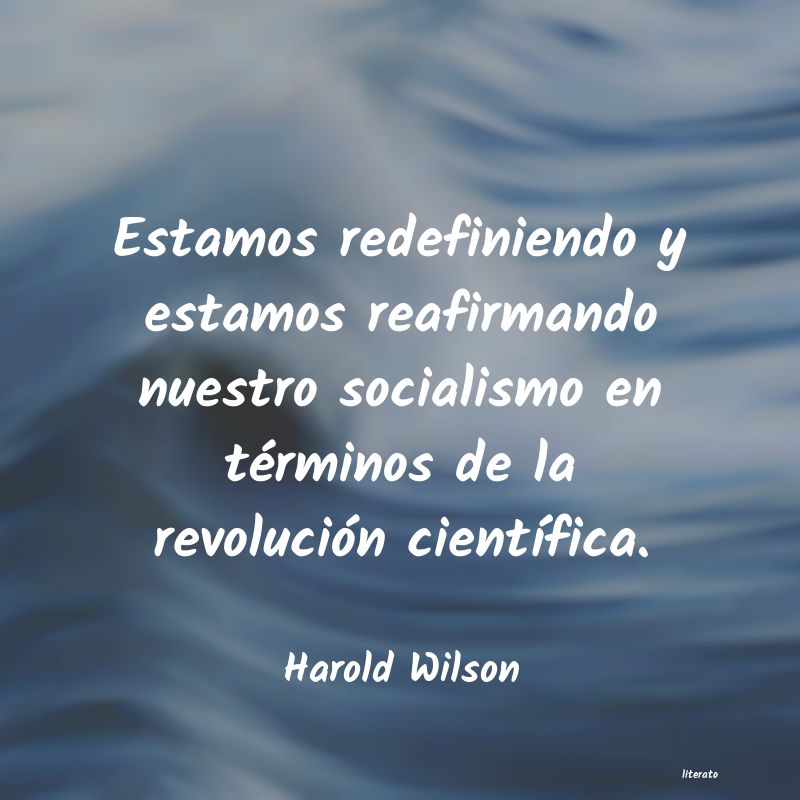 Frases de Harold Wilson