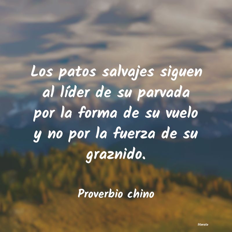 Frases de Proverbio chino