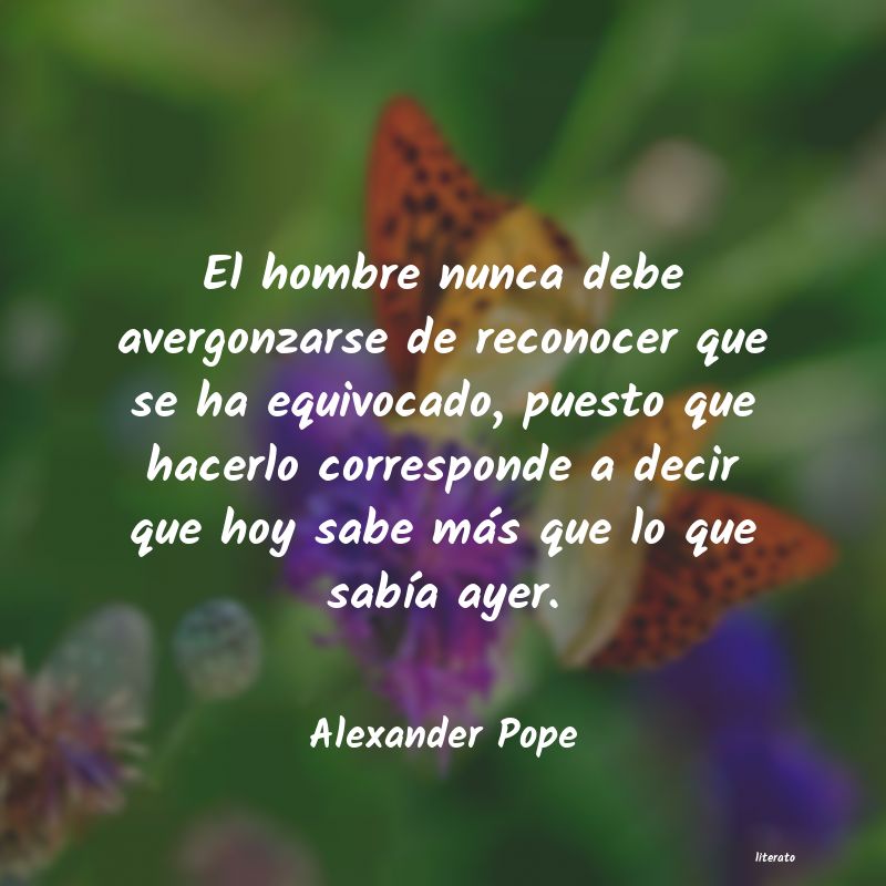 Frases de Alexander Pope