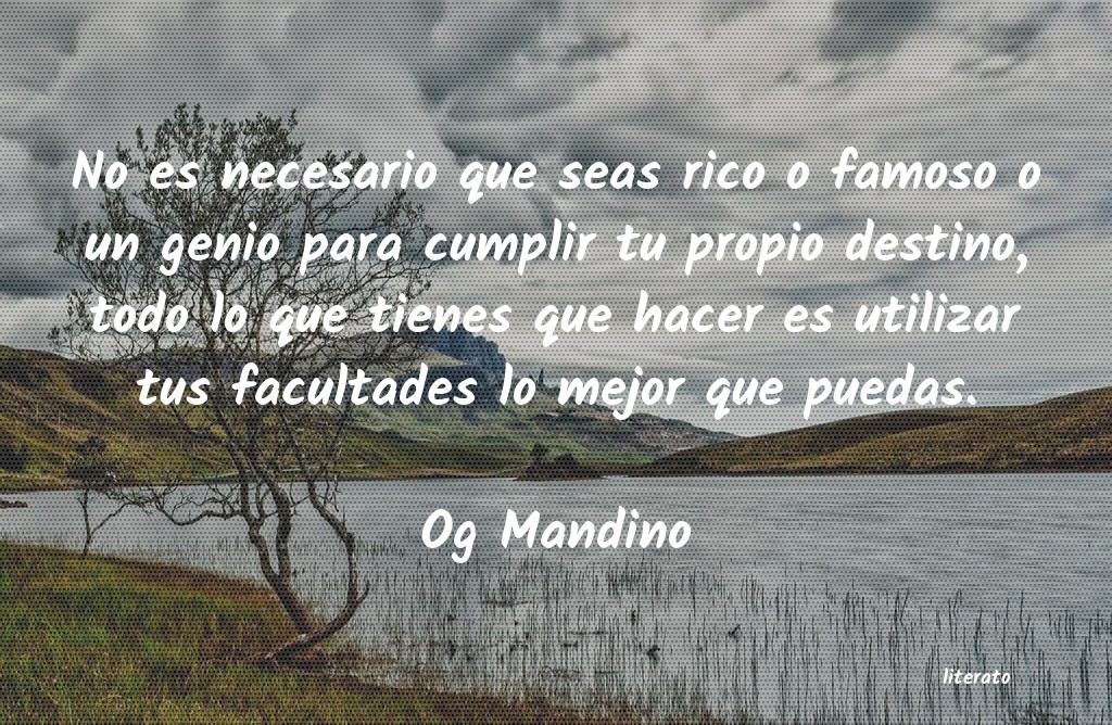 Frases de Og Mandino