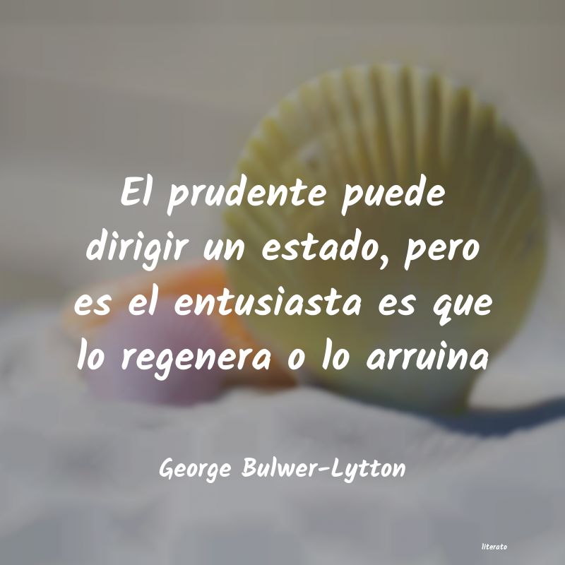 frases de George Bulwer-Lytton