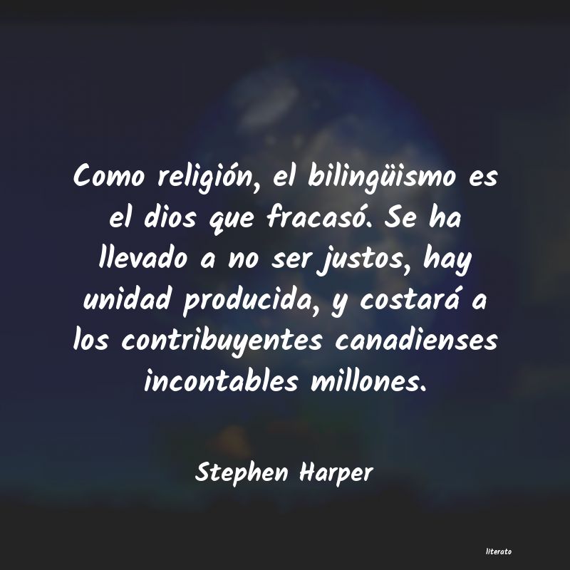 Frases de Stephen Harper