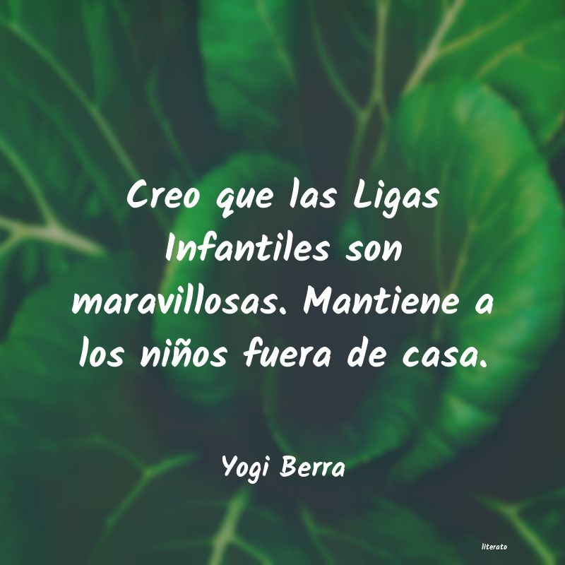 Frases de Yogi Berra