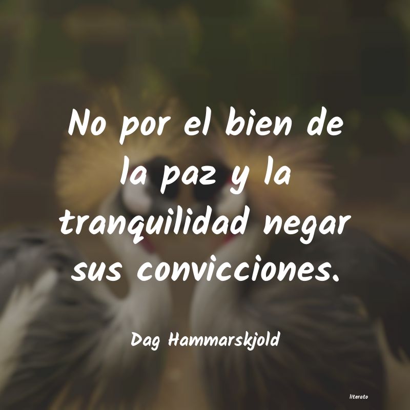 Frases de Dag Hammarskjold