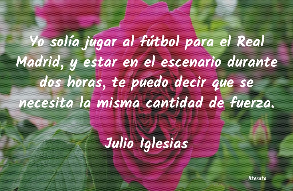 Frases de Julio Iglesias