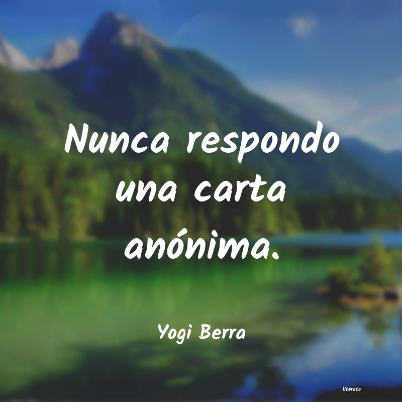 Frases de Yogi Berra