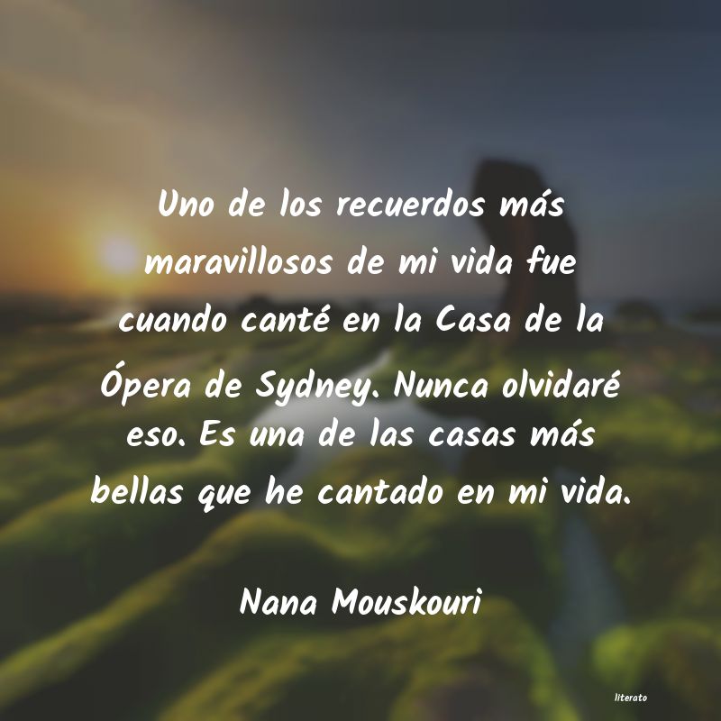 frases de Nana Mouskouri