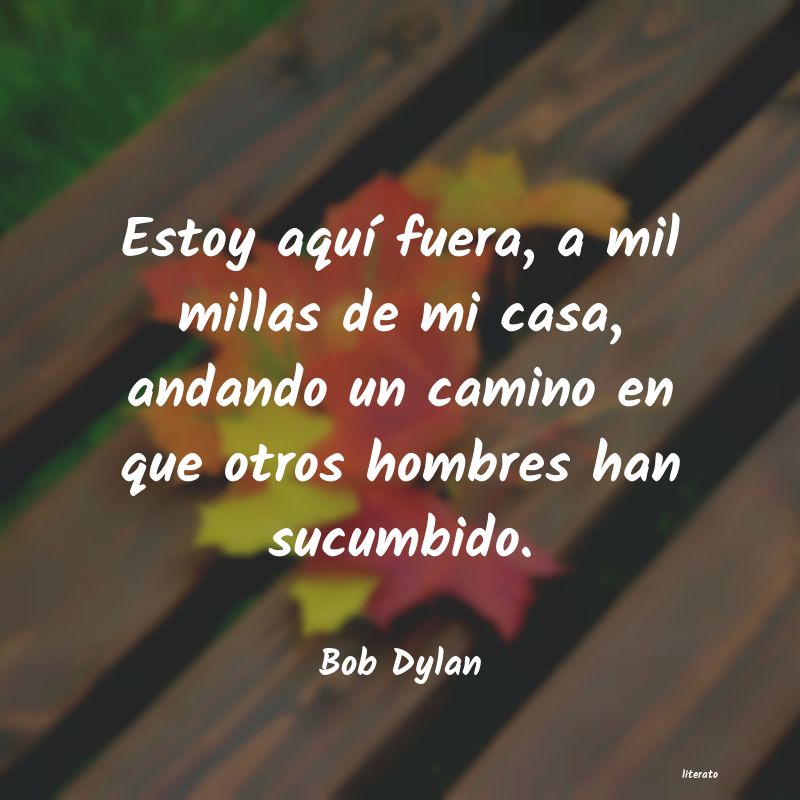 frases de Bob Dylan