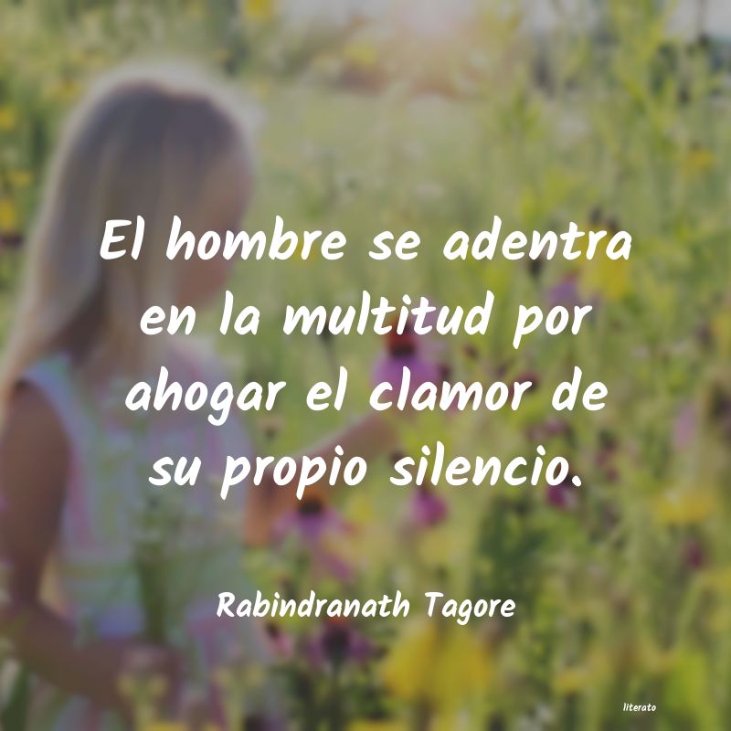 Frases de Rabindranath Tagore