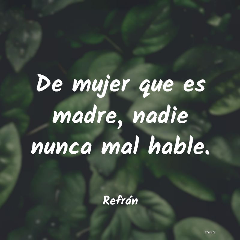 frases de Refrán
