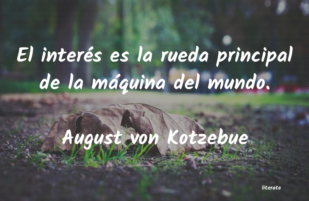 frases de August von Kotzebue