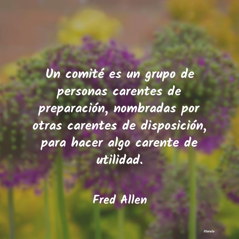 frases de Fred Allen
