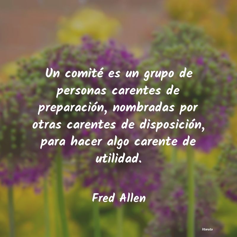 Frases de Fred Allen