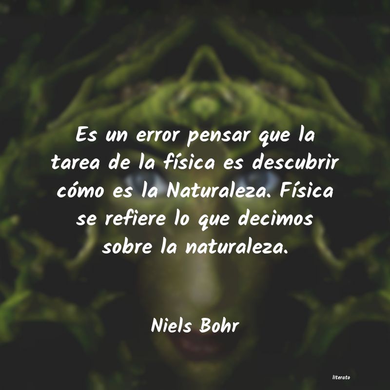 Frases de Niels Bohr