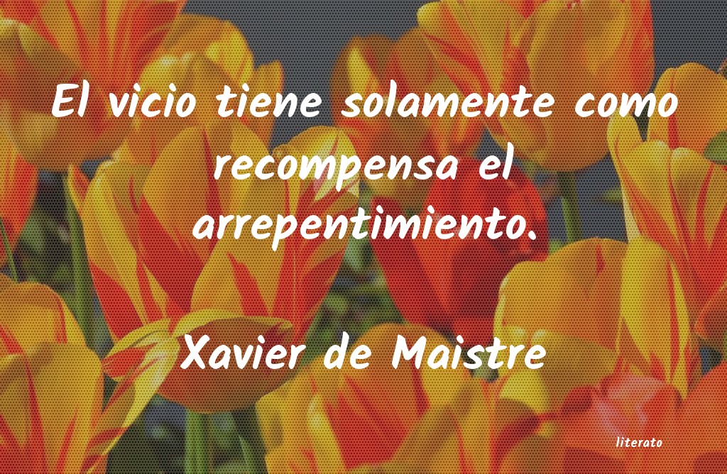 frases de Xavier de Maistre