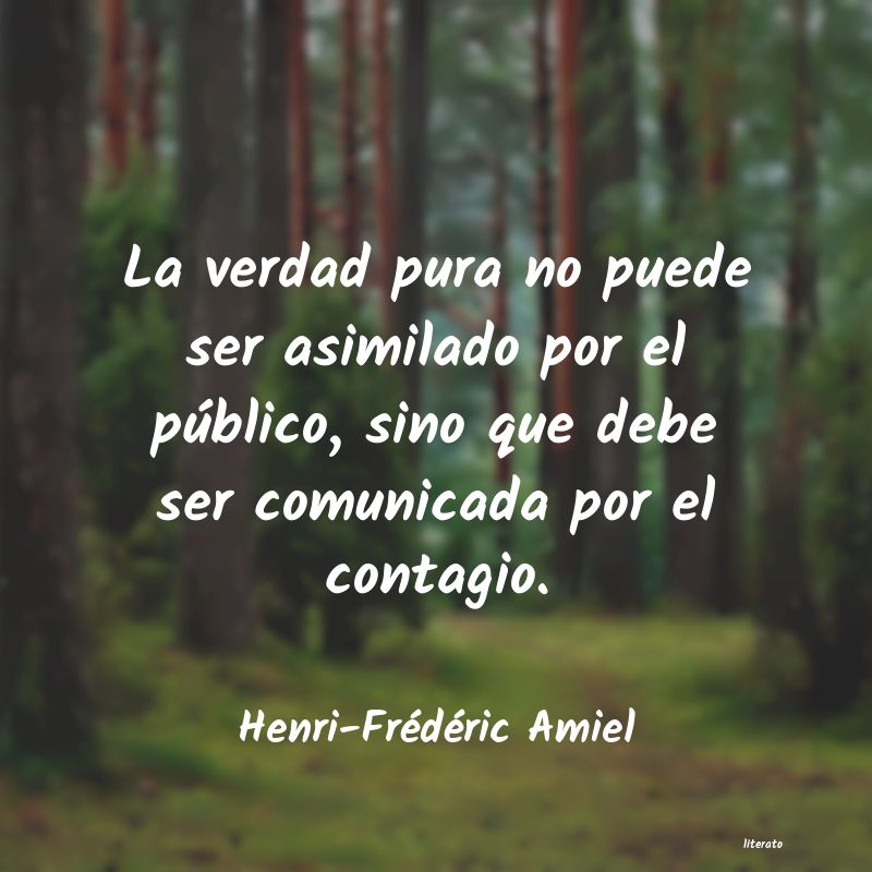 Frases de Henri-Frédéric Amiel