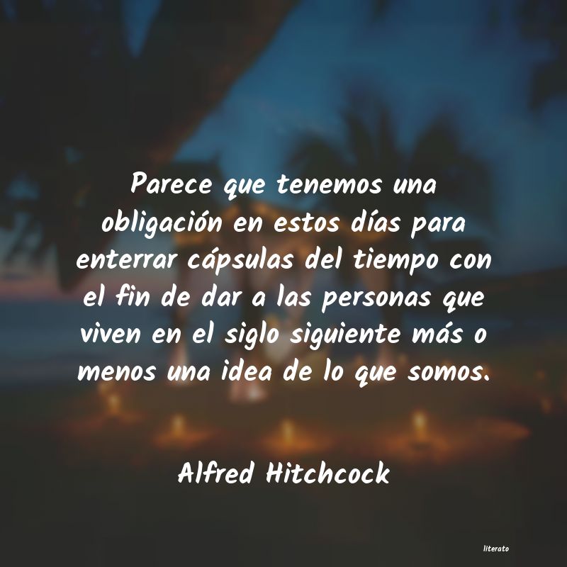 frases de Alfred Hitchcock
