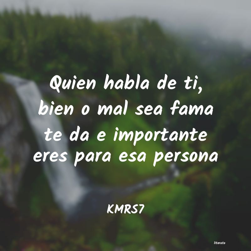 dime con quien andas y te dire quien eres