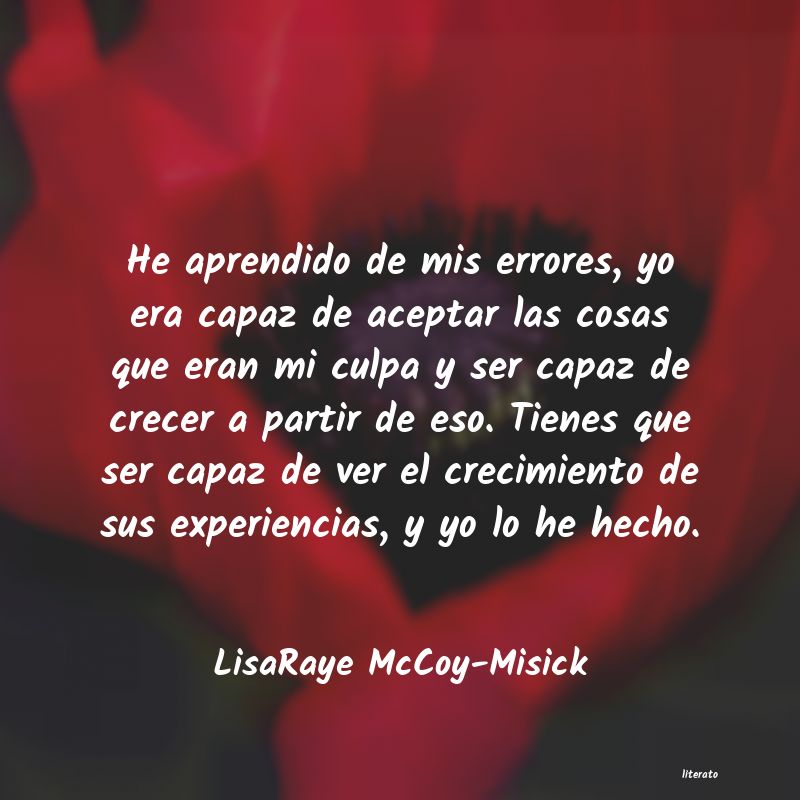 Frases de LisaRaye McCoy-Misick