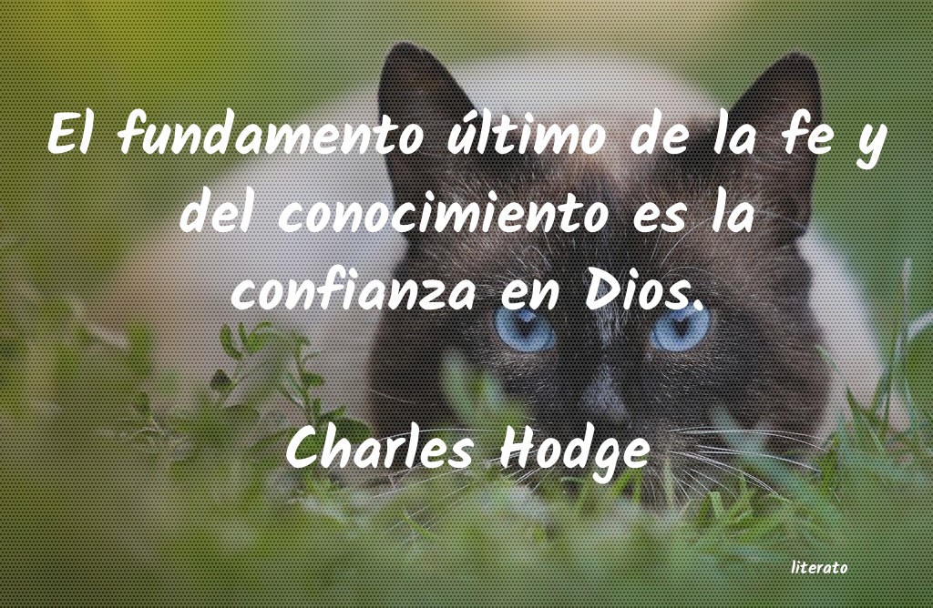 Frases de Charles Hodge