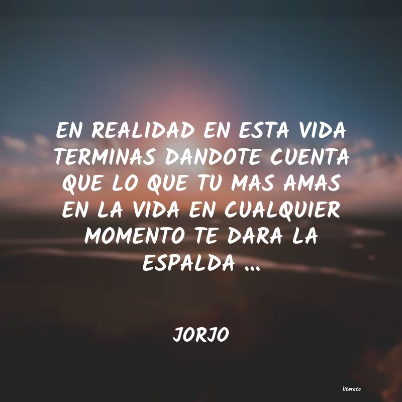 Frases de JORJO