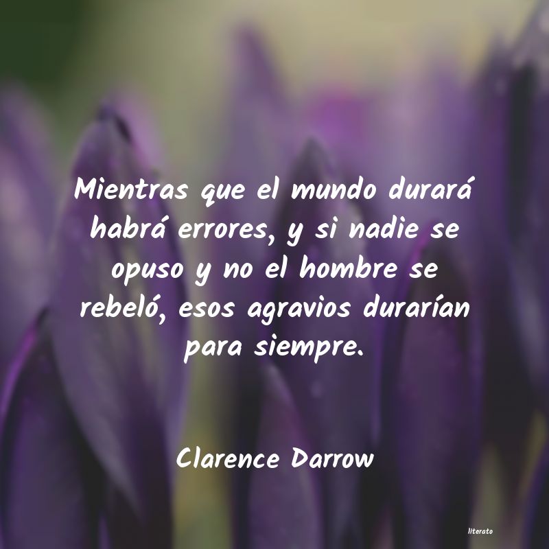 Frases de Clarence Darrow