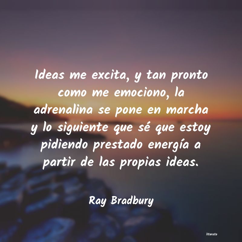 frases de Ray Bradbury