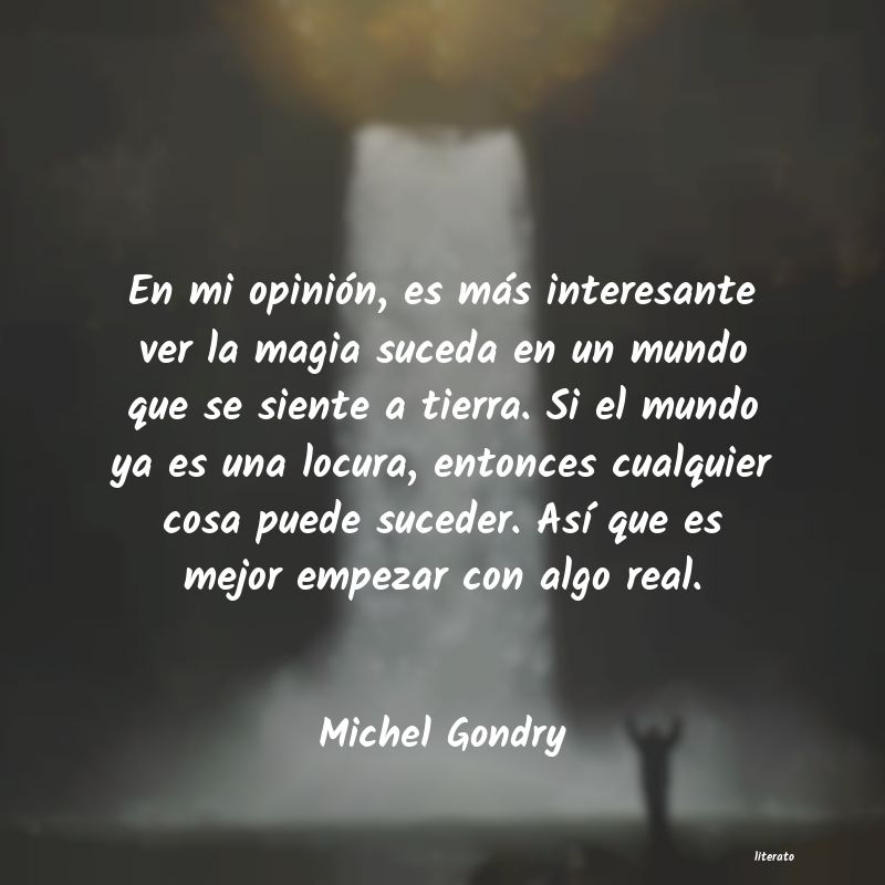 Frases de Michel Gondry