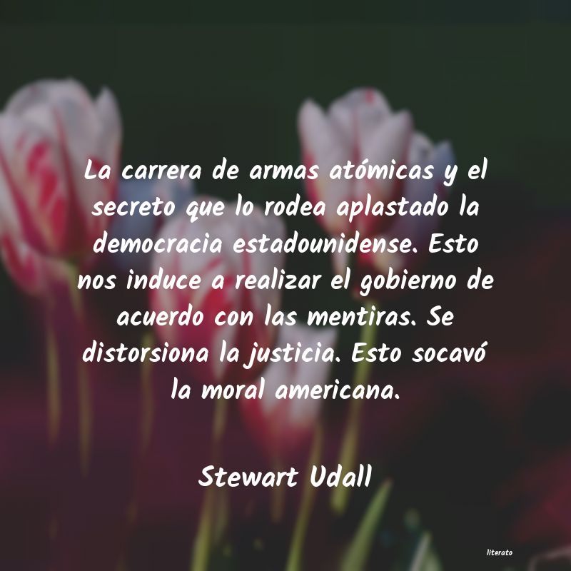 Frases de Stewart Udall