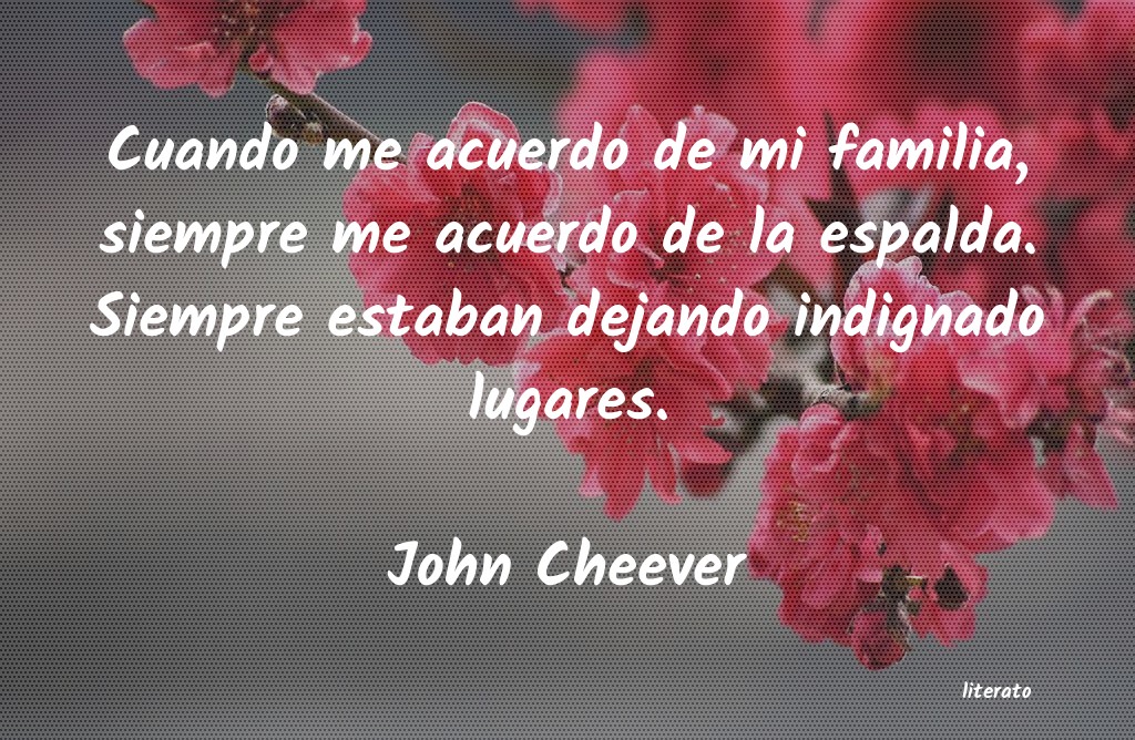 frases de John Cheever