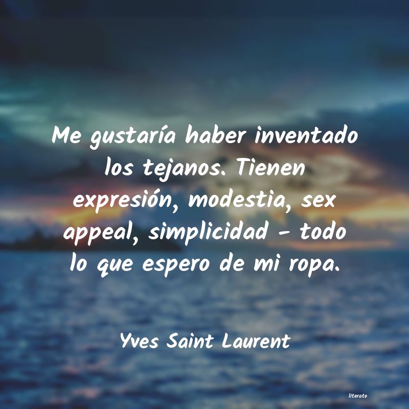 Frases de Yves Saint Laurent