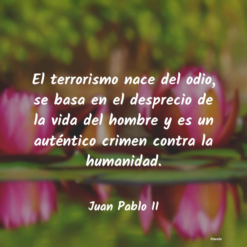 Frases de Juan Pablo II