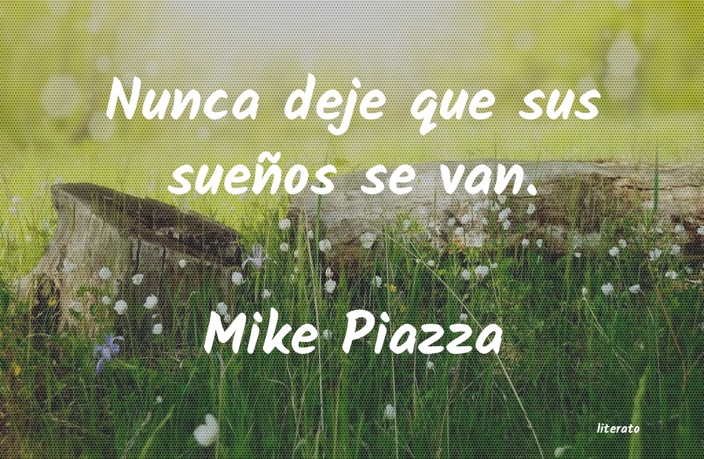 frases de Mike Piazza