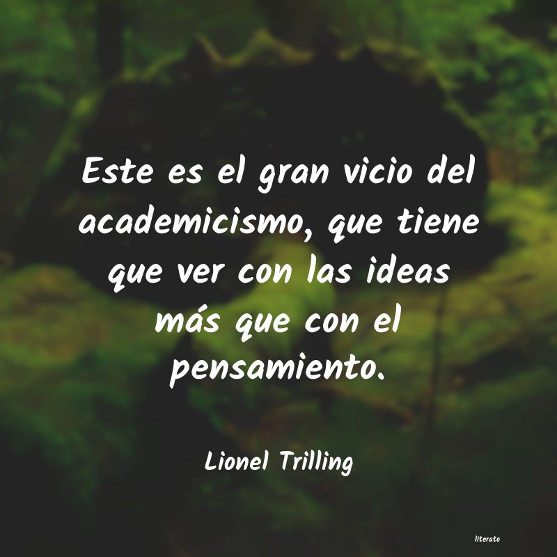 frases de Lionel Trilling