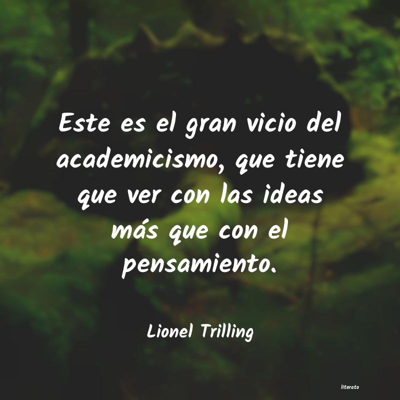 Frases de Lionel Trilling