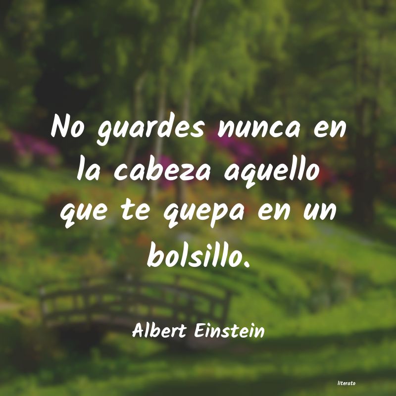 frases de Albert Einstein