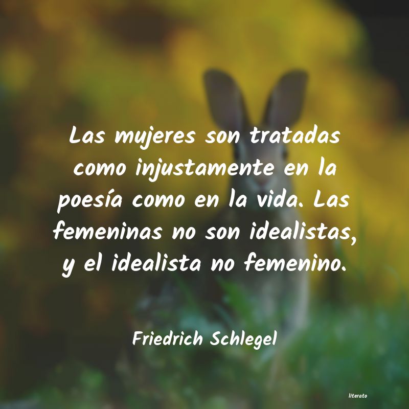 Frases de Friedrich Schlegel