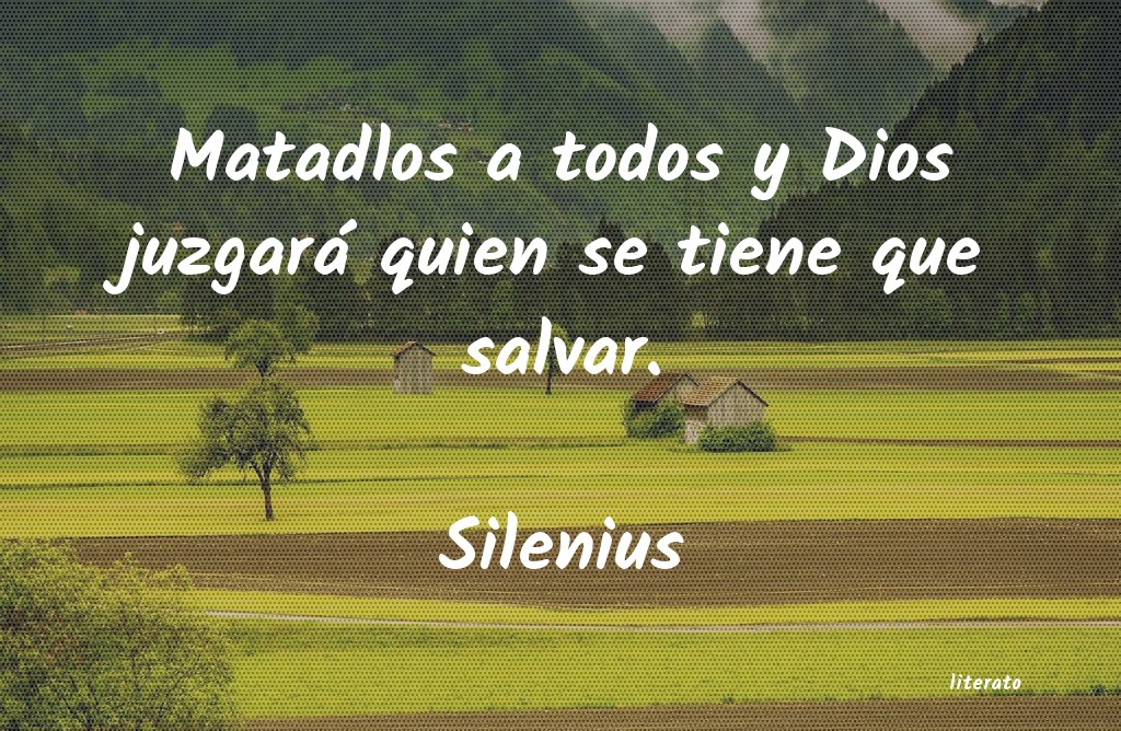 frases de Silenius
